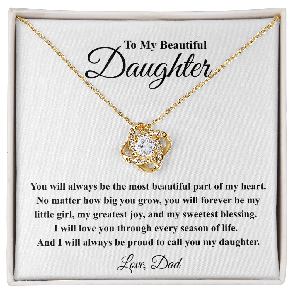 My Sweetest Blessing: Love Knot Necklace