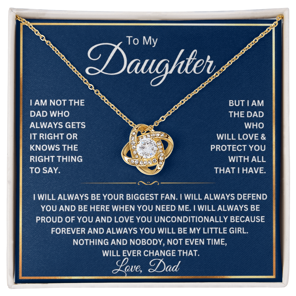To My Beautiful Daughter Necklace Gift From Dad