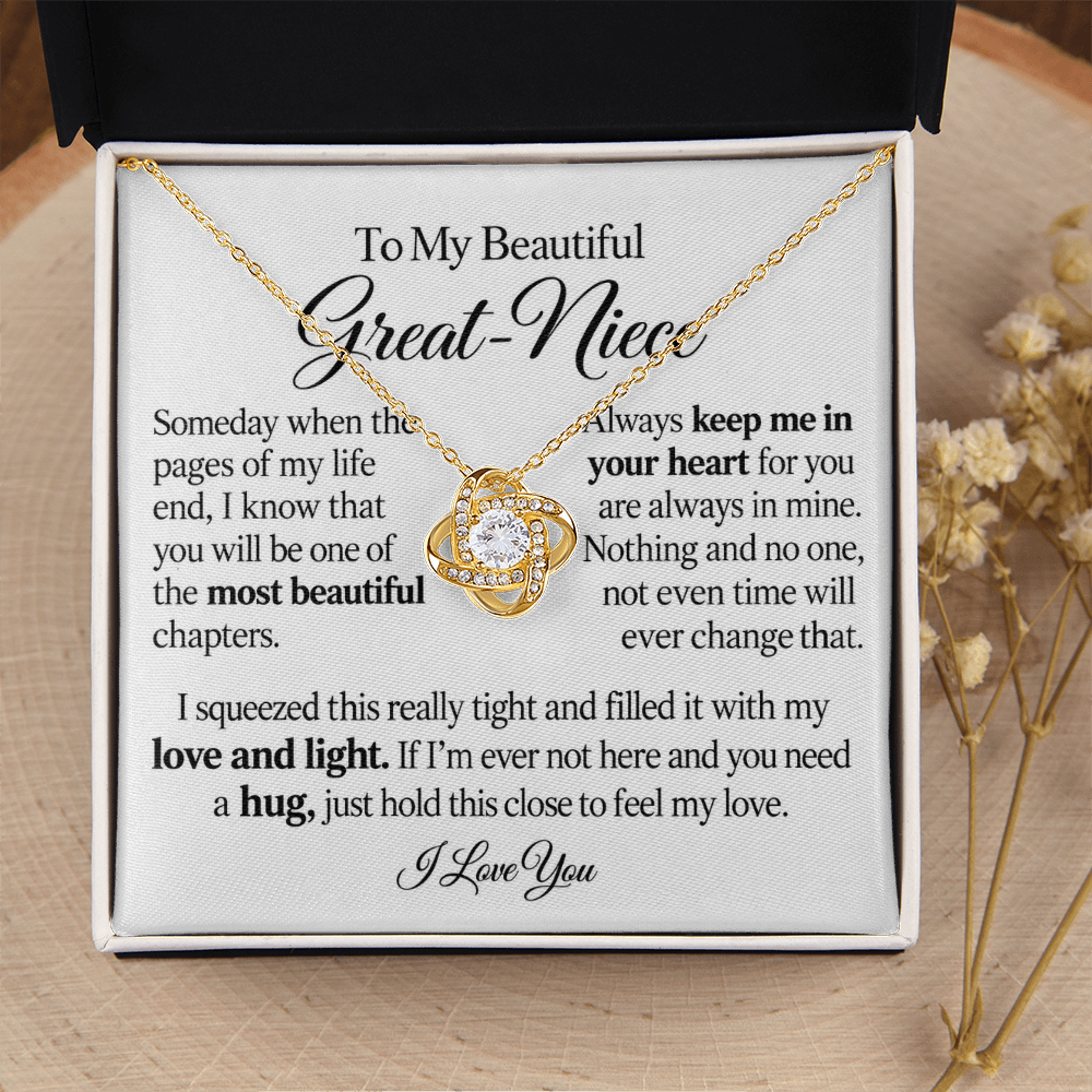 To My Great-Niece Necklace