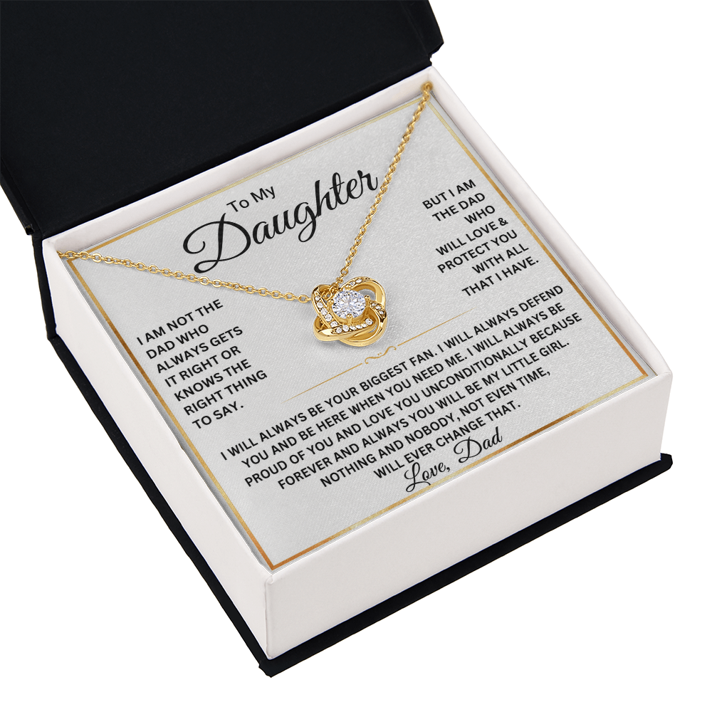 To My Daughter Necklace – Gift From Dad