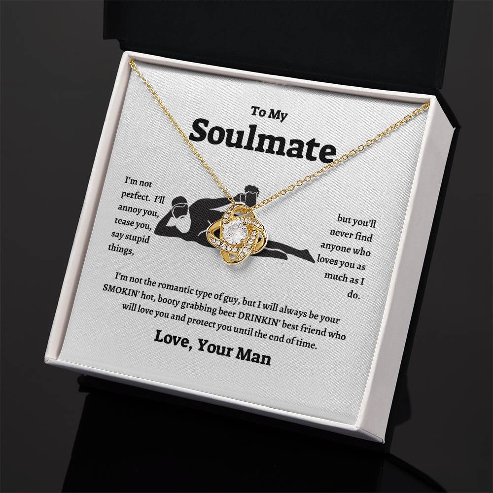 To My Soulmate | Love Knot Necklace