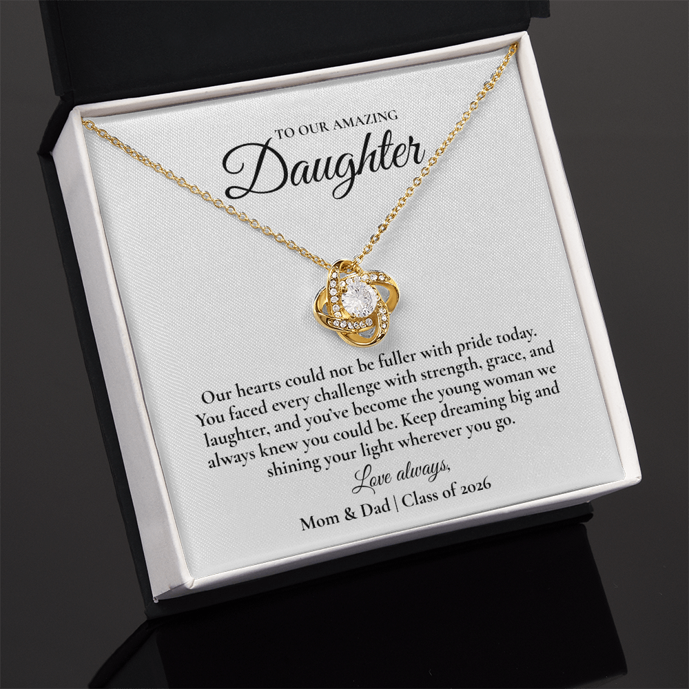 To Our Amazing Daughter | Class of 2026 Necklace