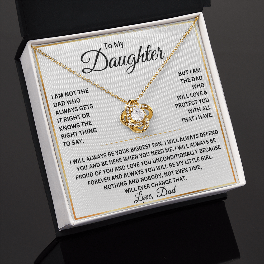To My Daughter Necklace – Gift From Dad