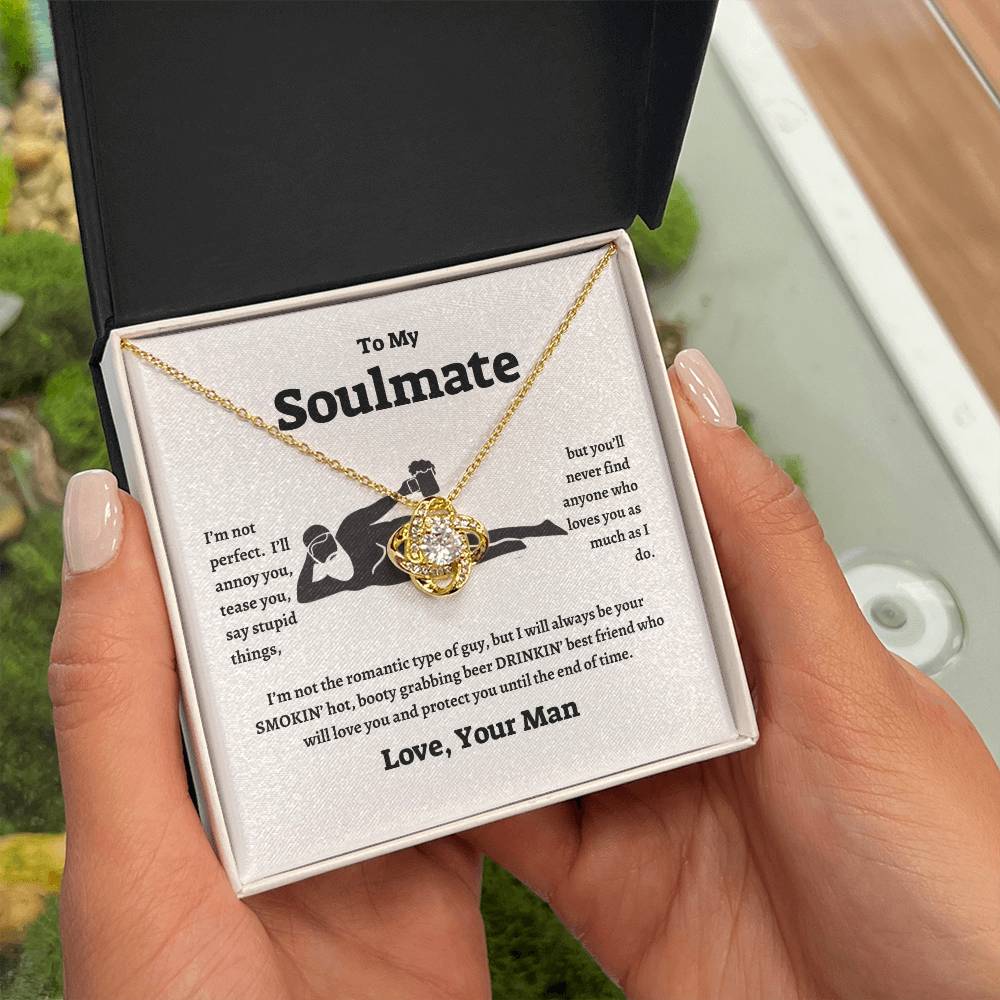 To My Soulmate | Love Knot Necklace