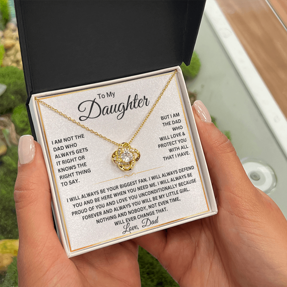 To My Daughter Necklace – Gift From Dad