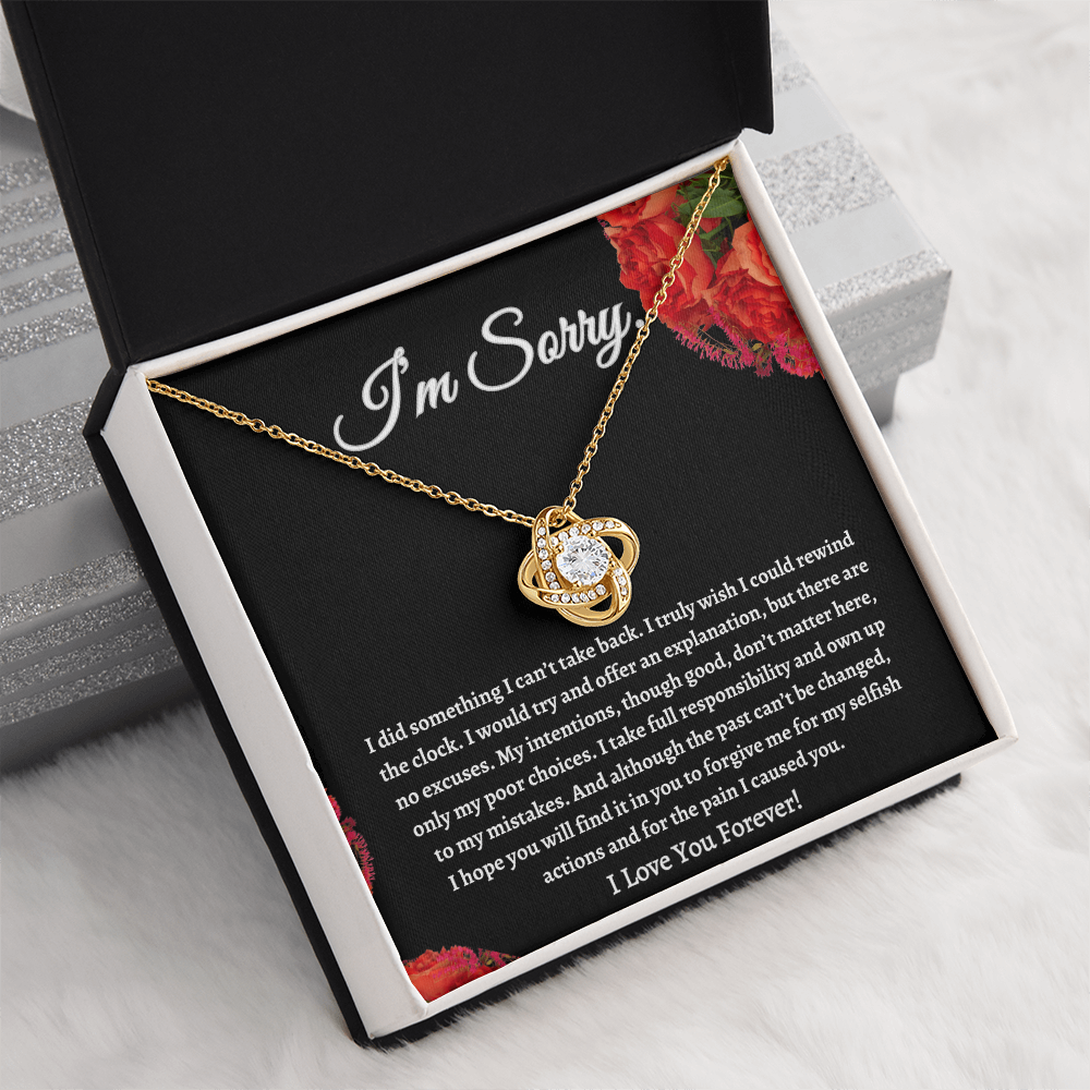 I'm Sorry | Love Knot Necklace