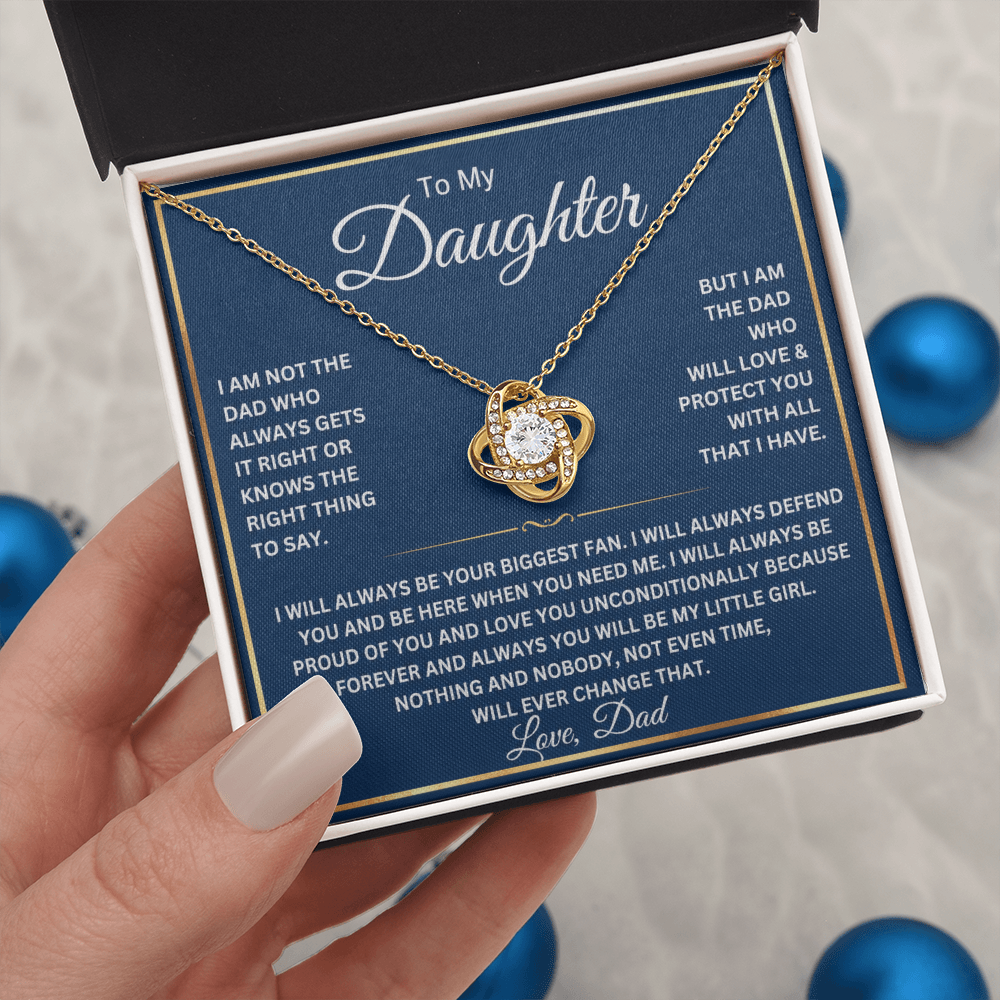 To My Beautiful Daughter Necklace Gift From Dad