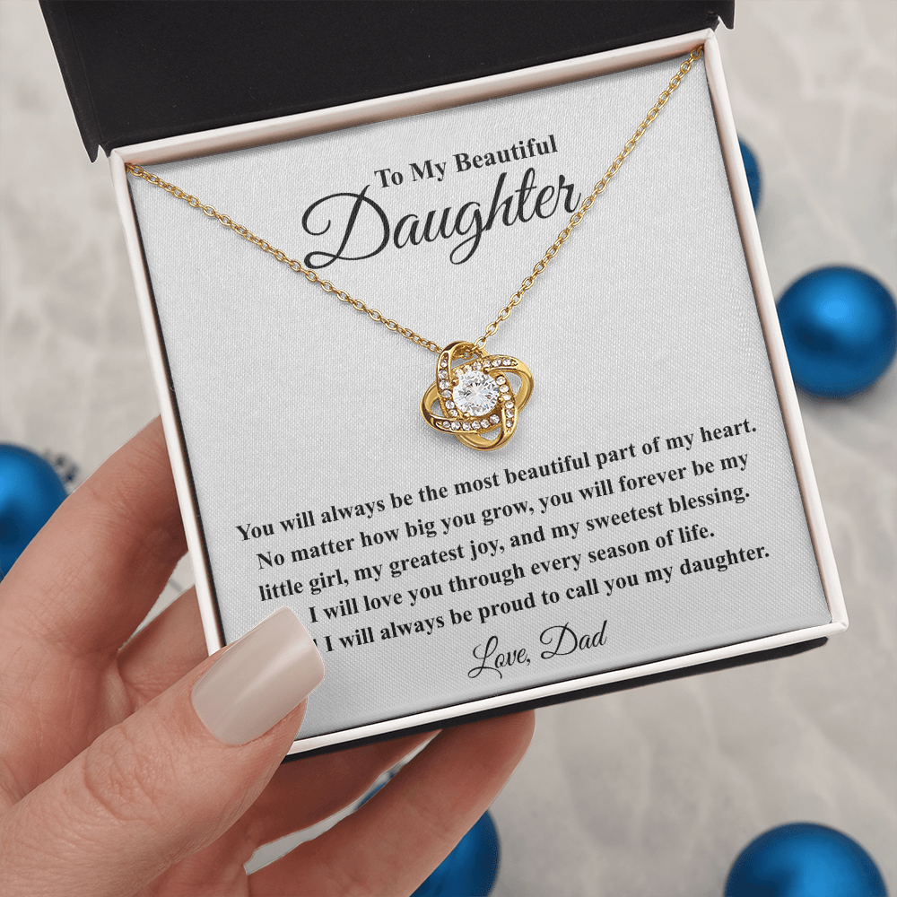 My Sweetest Blessing: Love Knot Necklace