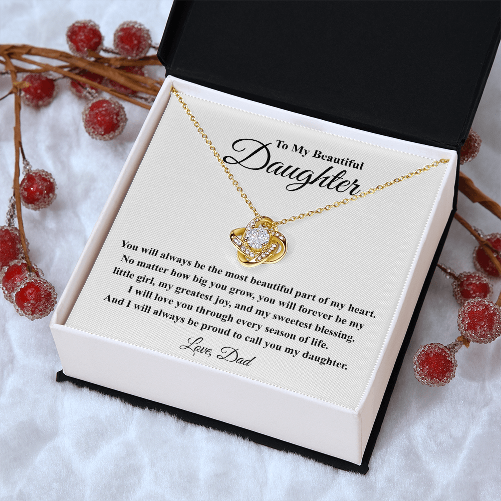 My Sweetest Blessing: Love Knot Necklace