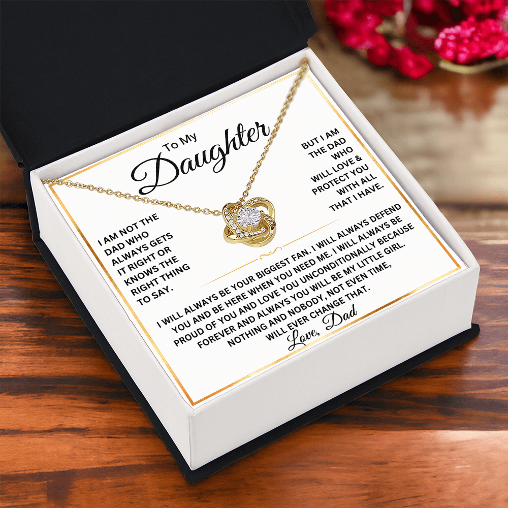 To My Daughter Necklace – Gift From Dad