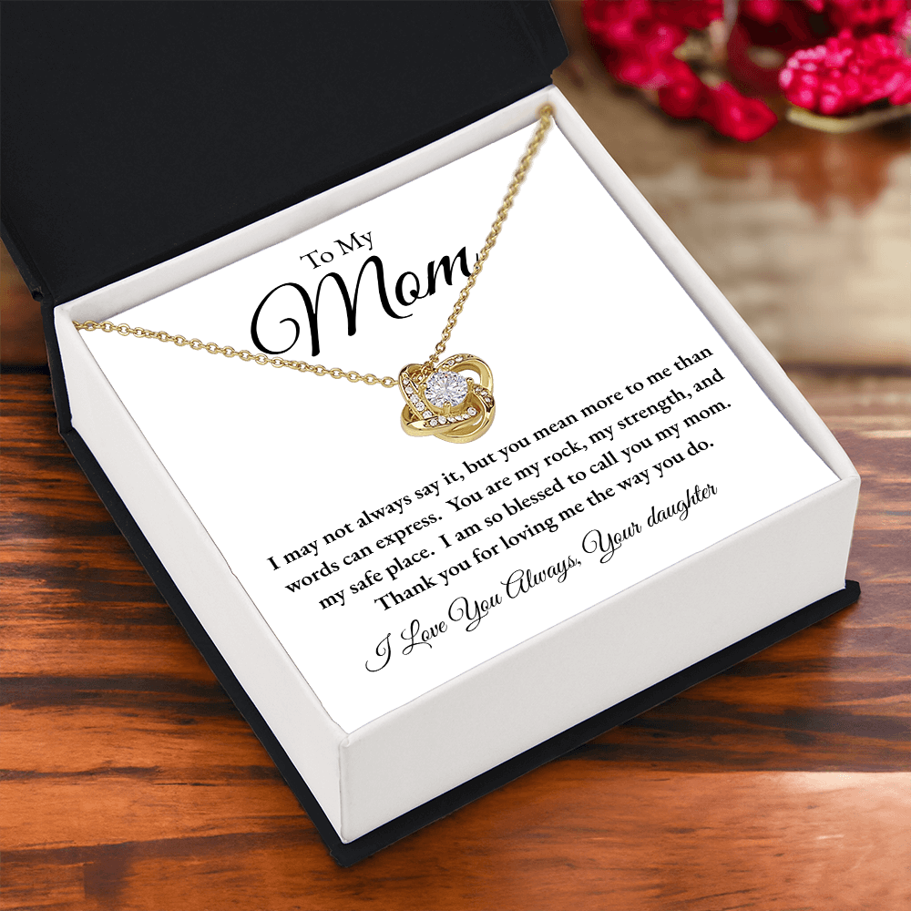 To My Mom | I Love You Always Necklace – From Daughter