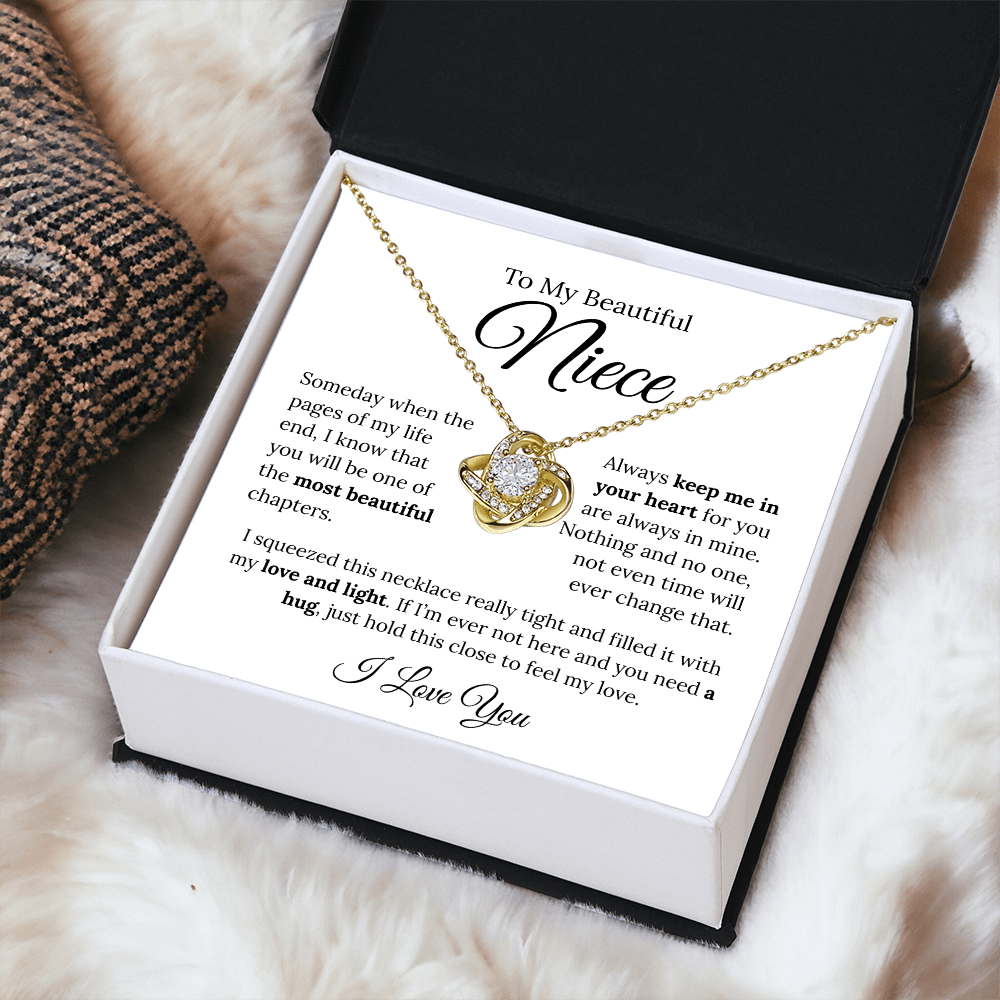 To My Beautiful Niece | Love Knot Necklace