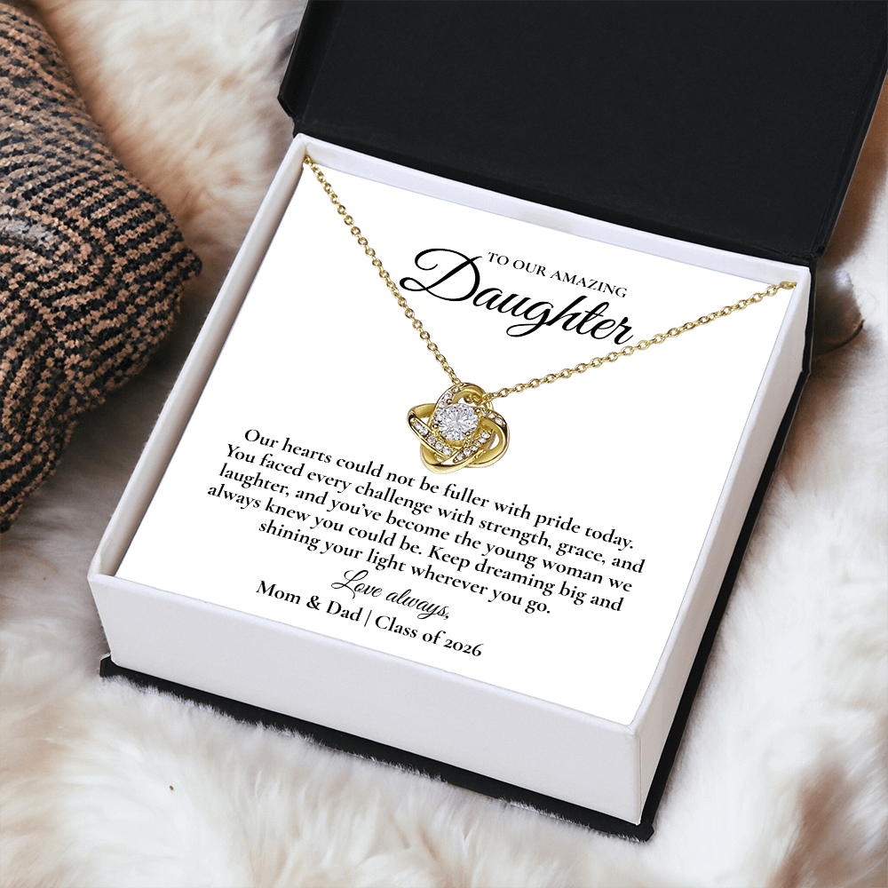 To Our Amazing Daughter | Class of 2026 Necklace