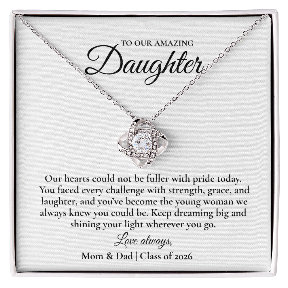 To Our Amazing Daughter | Class of 2026 Necklace