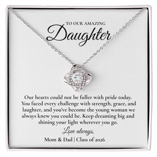 To Our Amazing Daughter | Class of 2026 Necklace