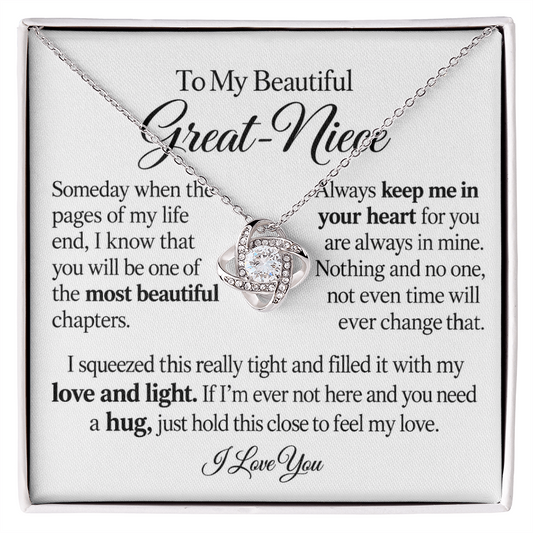To My Great-Niece Necklace