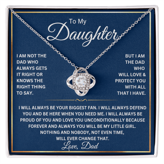 To My Beautiful Daughter Necklace Gift From Dad