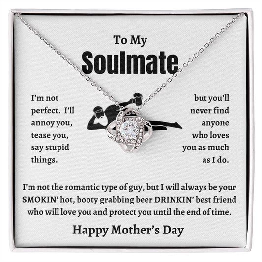 To My Soulmate | Love Knot Necklace