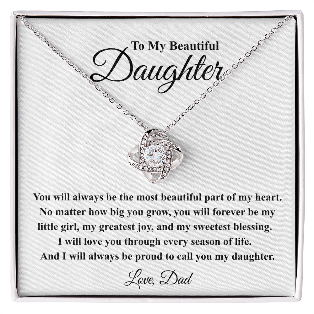 My Sweetest Blessing: Love Knot Necklace