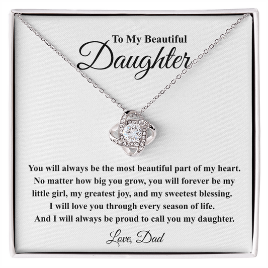 My Sweetest Blessing: Love Knot Necklace