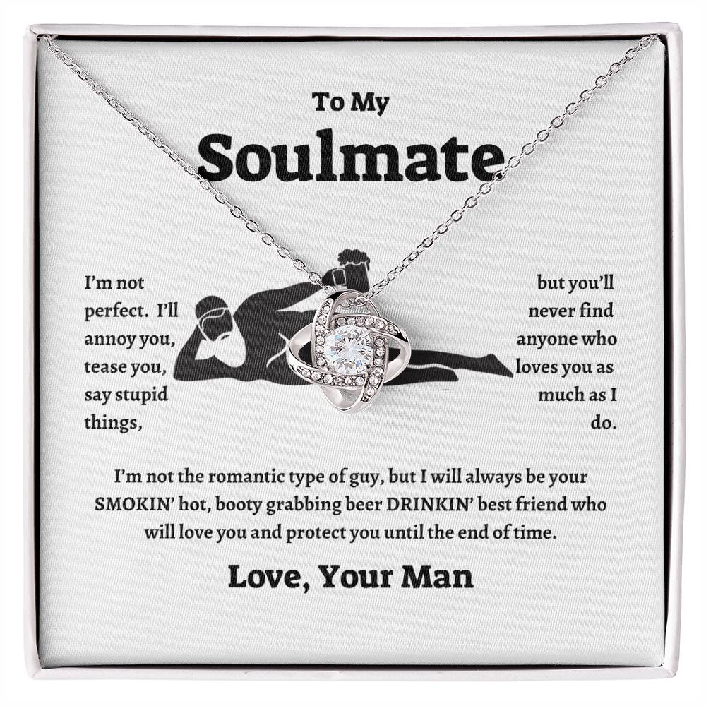 To My Soulmate | Love Knot Necklace