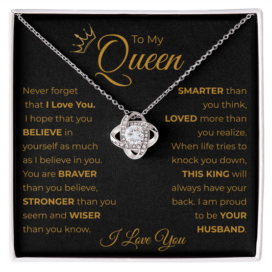 To My Queen – A Necklace for My Forever