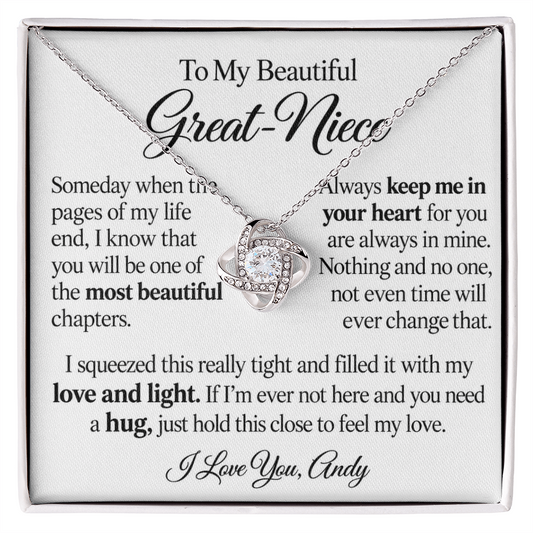 To My Great-Niece - Love Andy