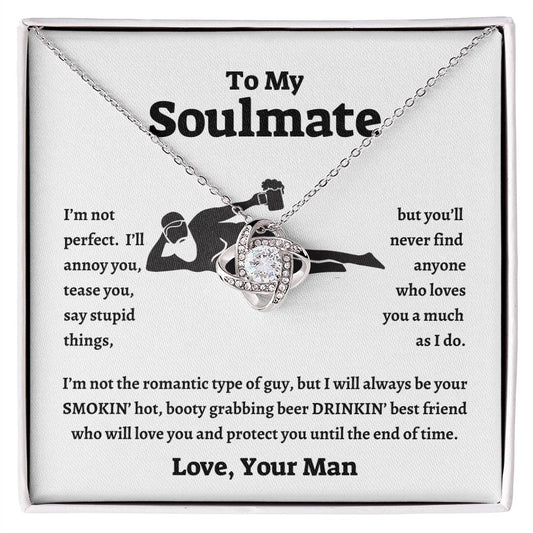 To My Soulmate | Love Knot Necklace