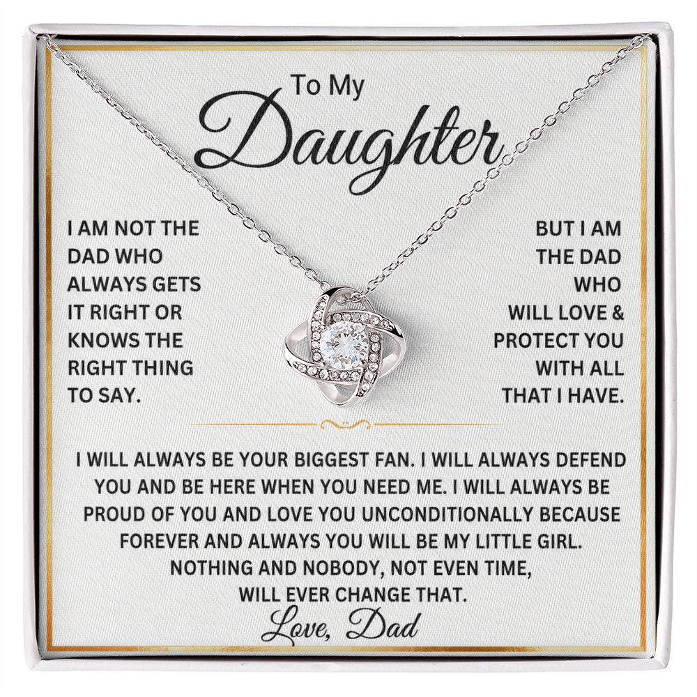 To My Daughter Necklace – Gift From Dad