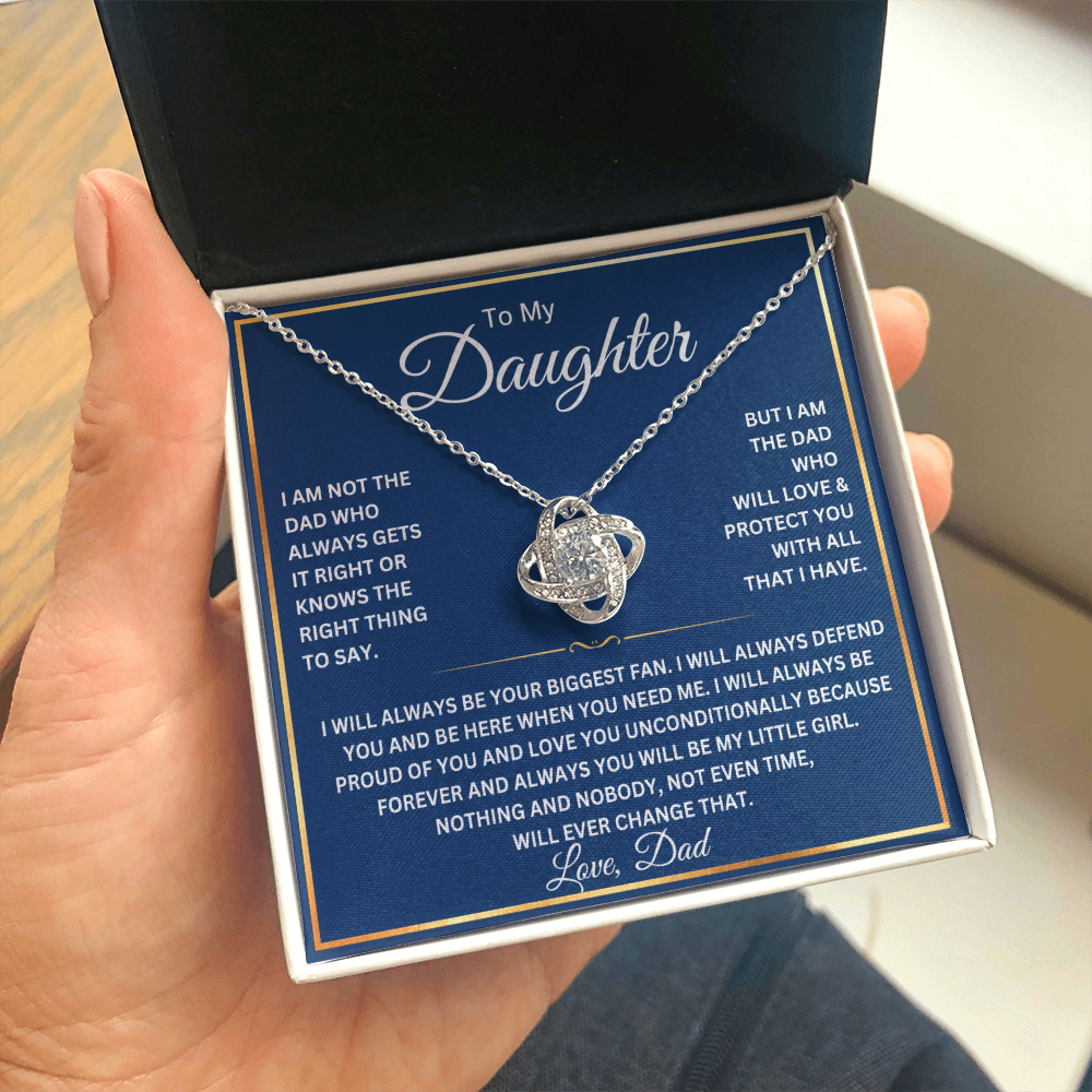 To My Beautiful Daughter Necklace Gift From Dad