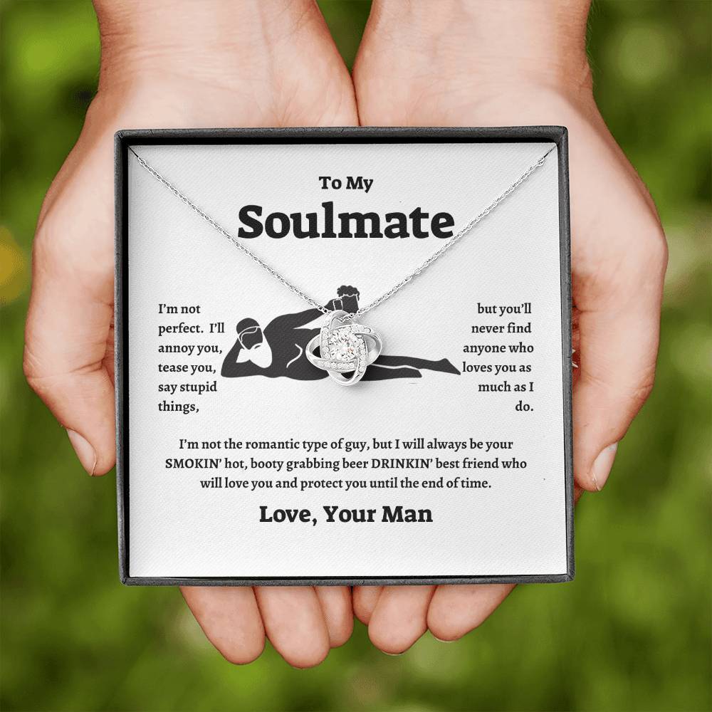 To My Soulmate | Love Knot Necklace