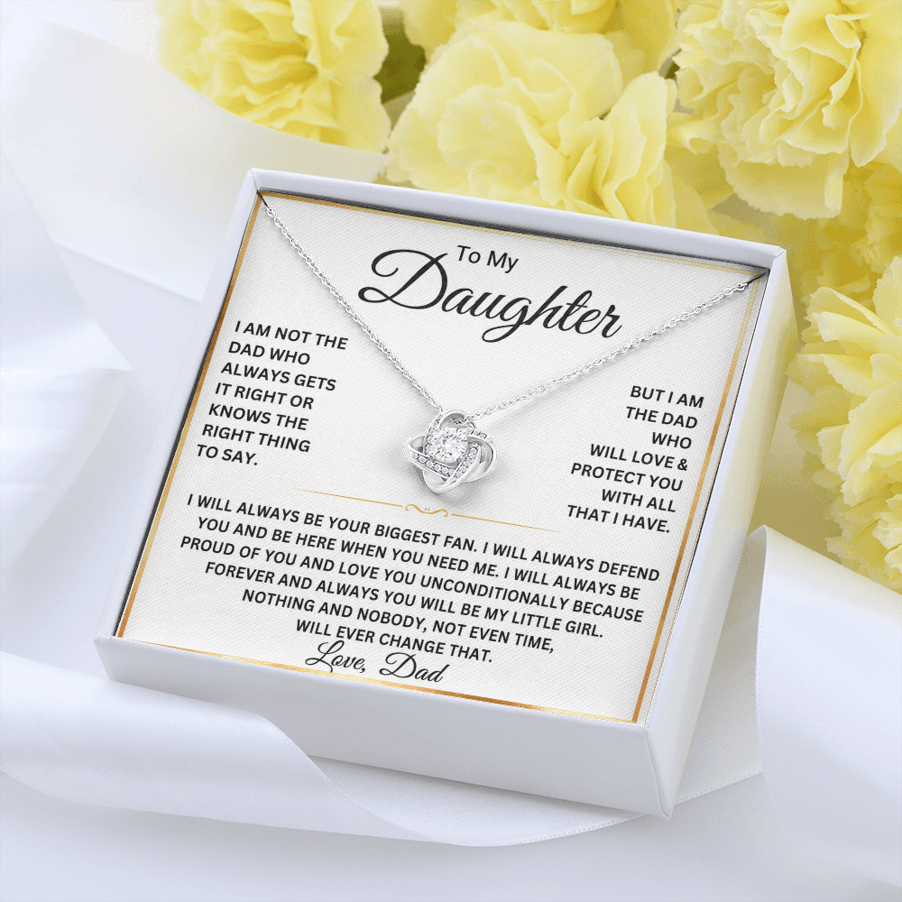To My Daughter Necklace – Gift From Dad
