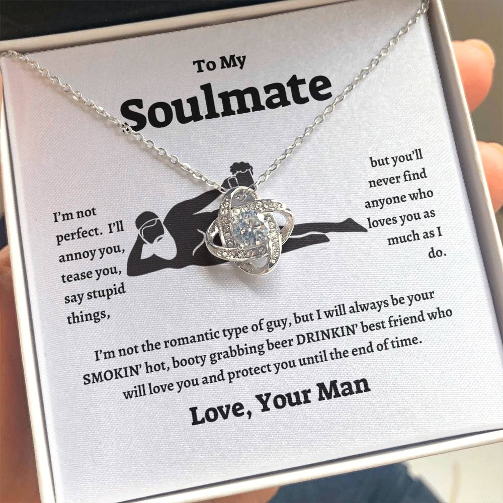 To My Soulmate | Love Knot Necklace