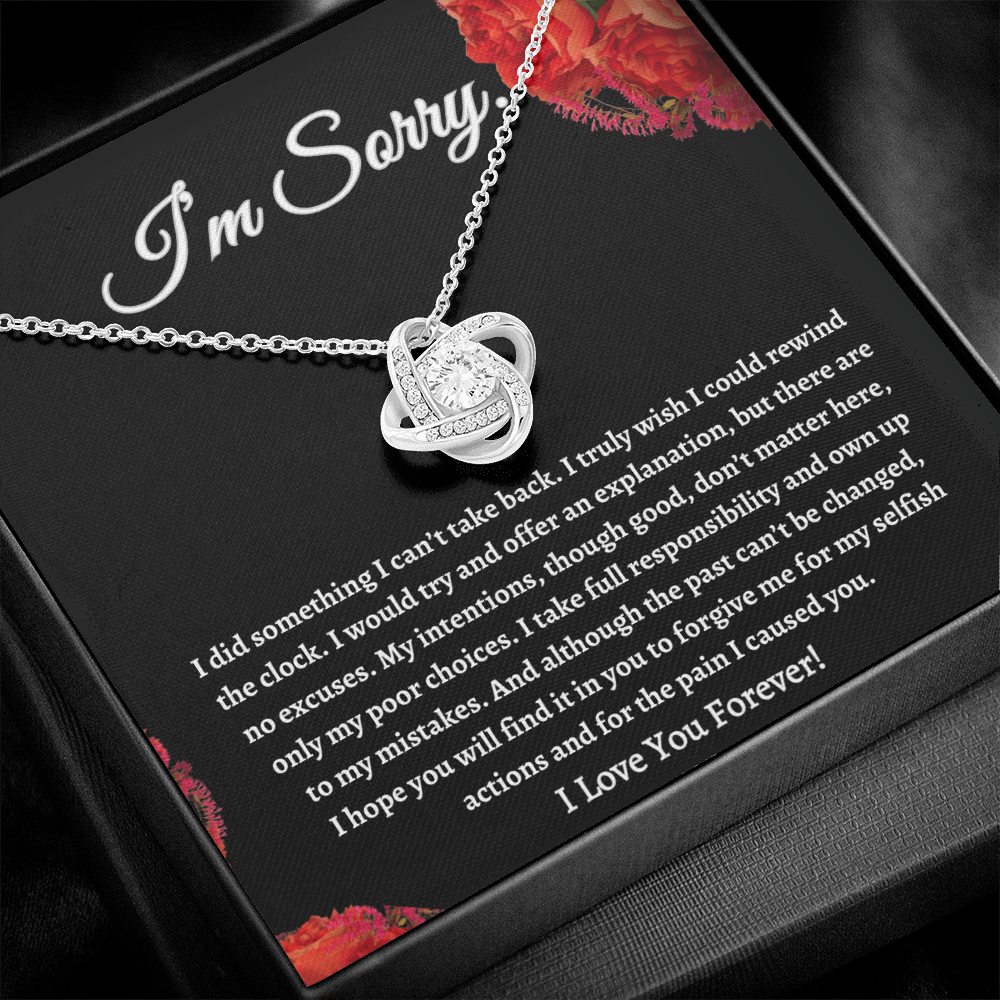 I'm Sorry | Love Knot Necklace