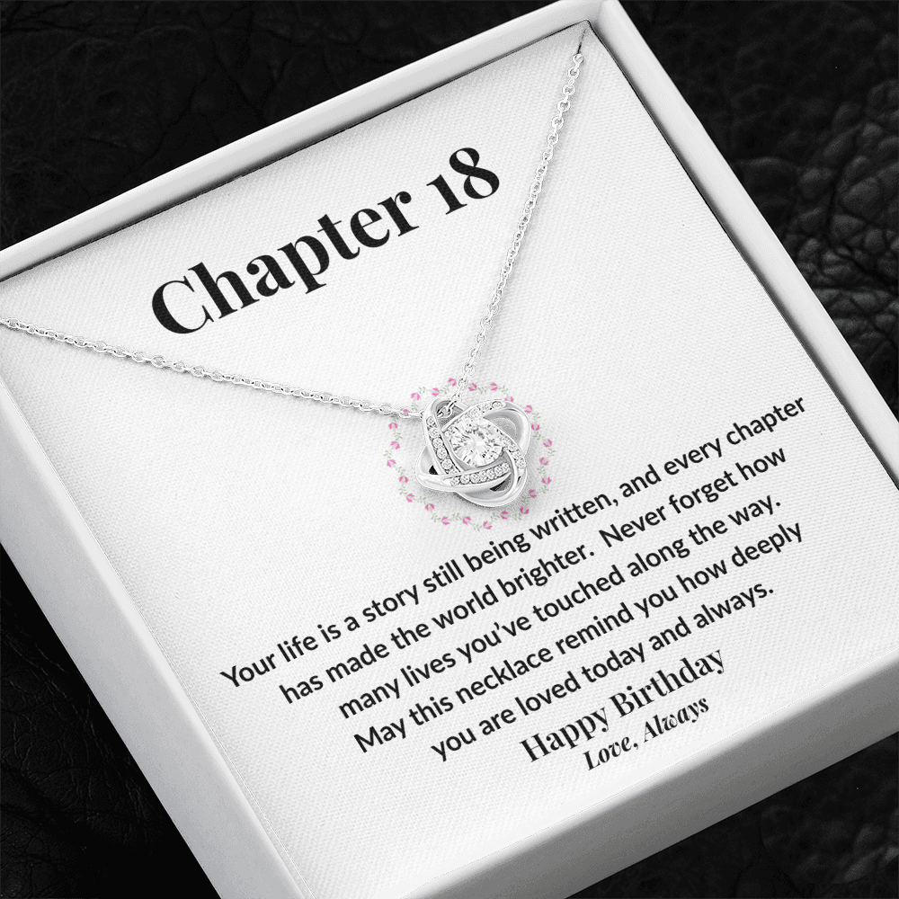 Happy 18th  Birthday Necklace – Love Always