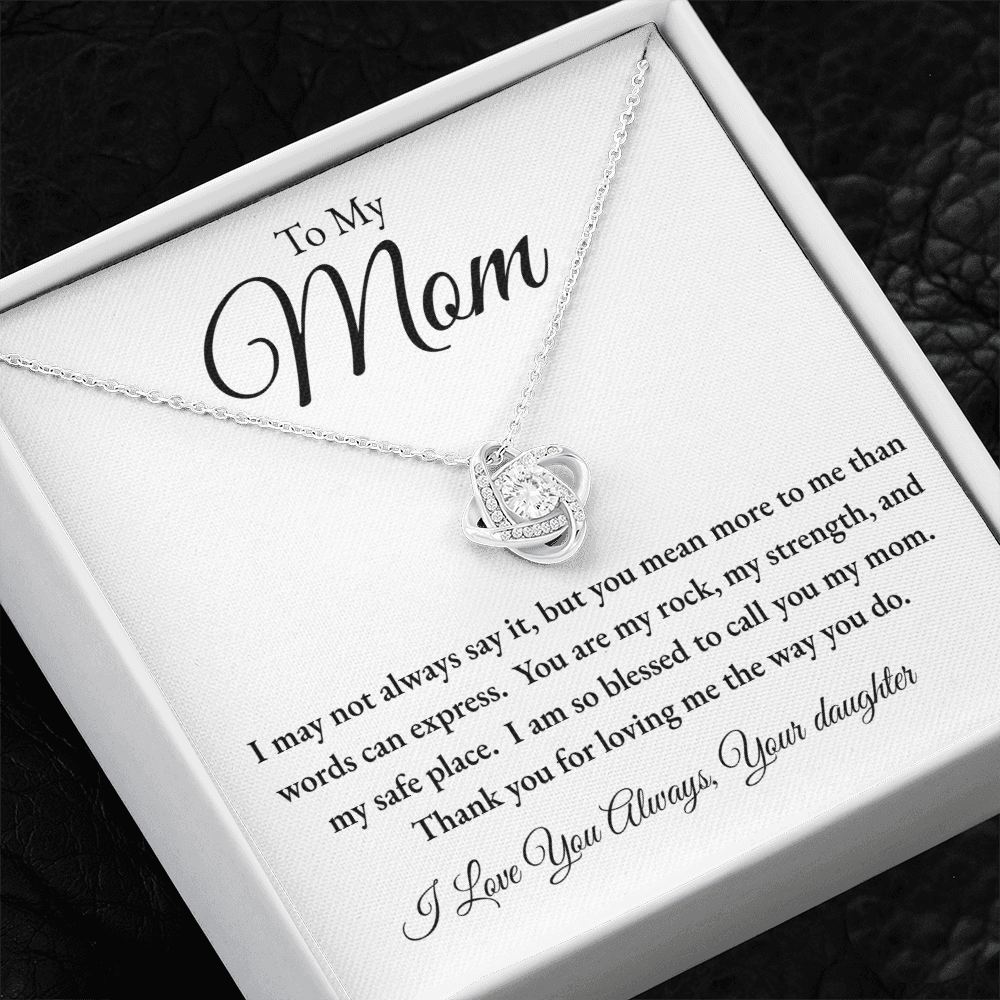 To My Mom | I Love You Always Necklace – From Daughter