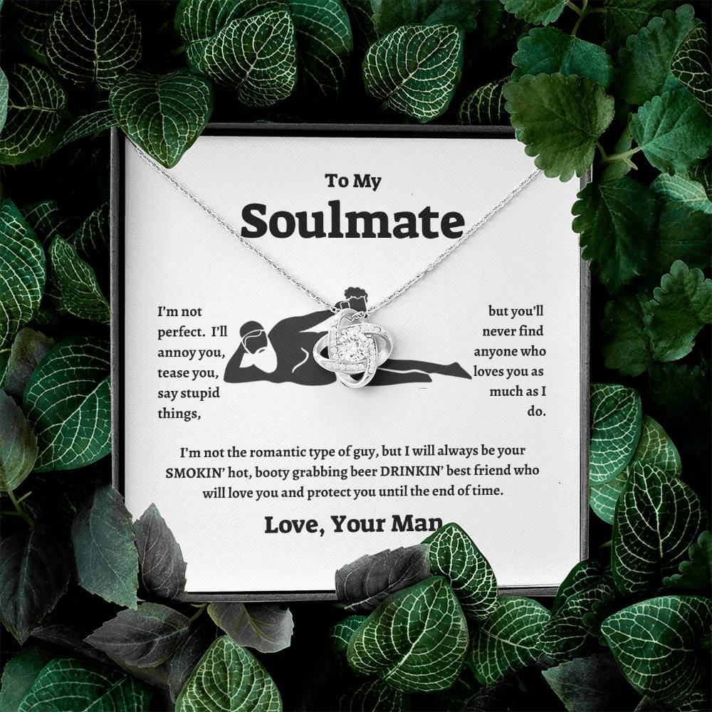 To My Soulmate | Love Knot Necklace