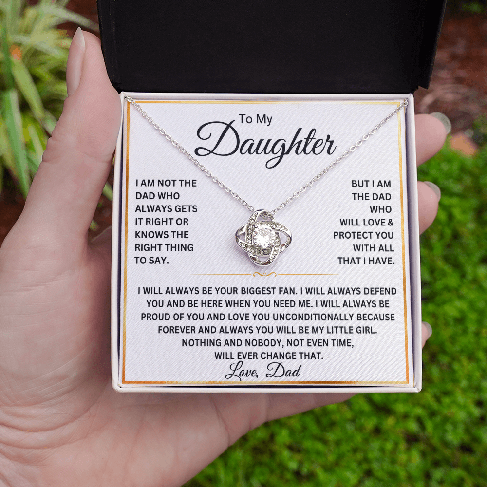 To My Daughter Necklace – Gift From Dad
