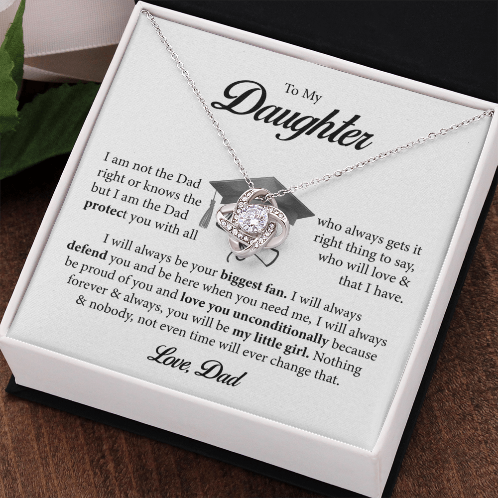 🎓 To My Daughter – A Father’s Unconditional Love Graduation Necklace