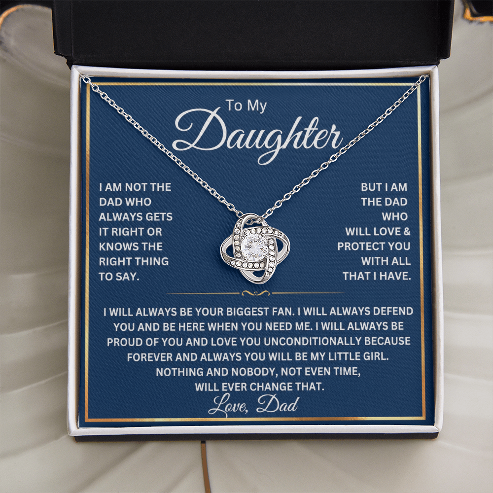 To My Beautiful Daughter Necklace Gift From Dad