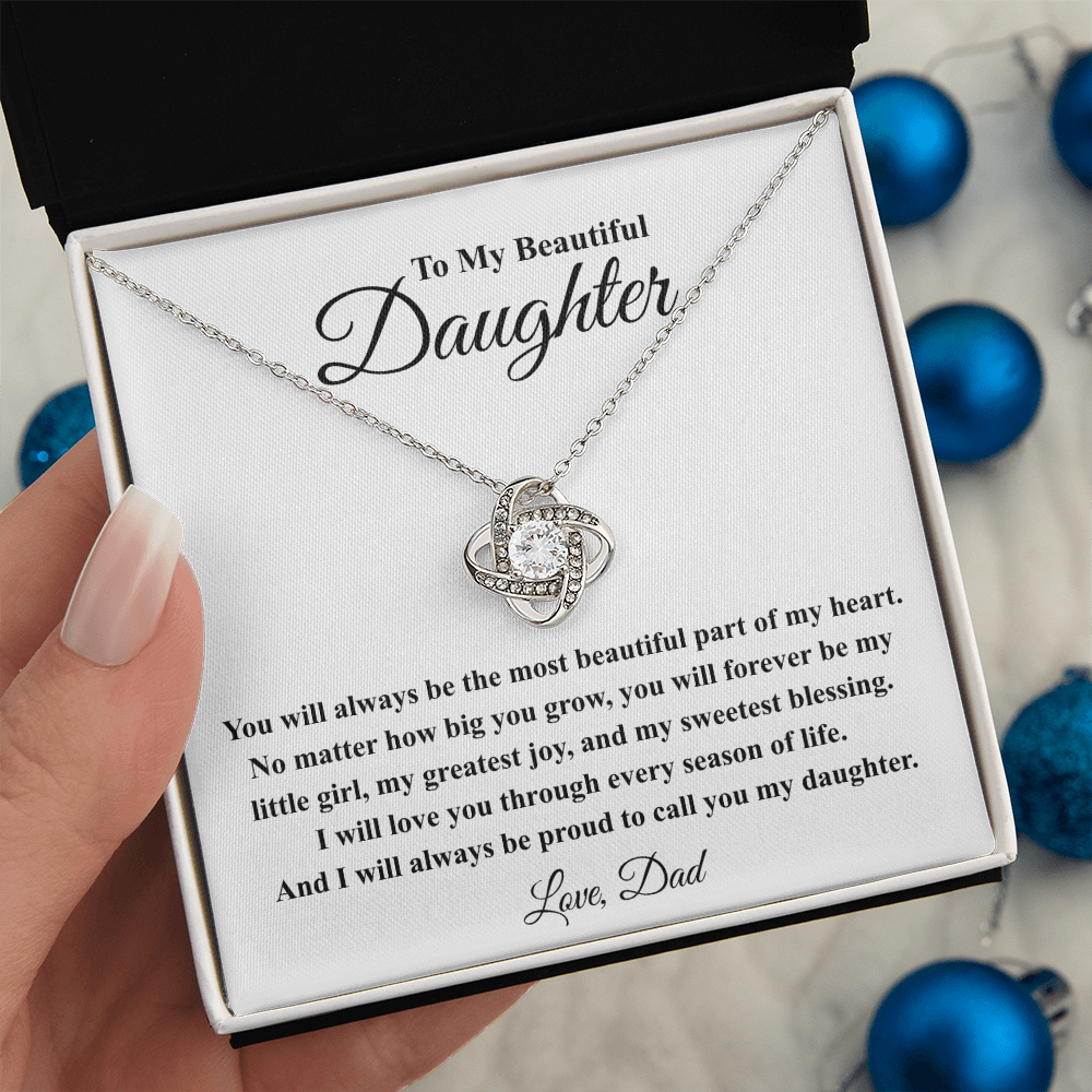 My Sweetest Blessing: Love Knot Necklace