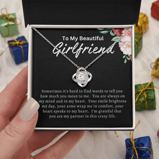 To My Girlfriend Necklace, Mother's Day Gift, Christmas Gift, Birthday Gift, Valentines Day Gift, Anniversary Gift