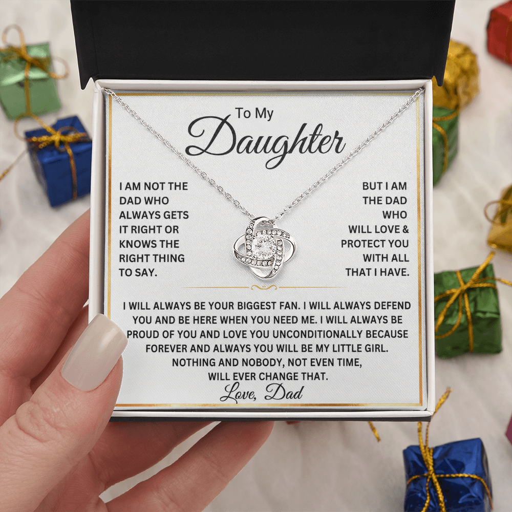 To My Daughter Necklace – Gift From Dad