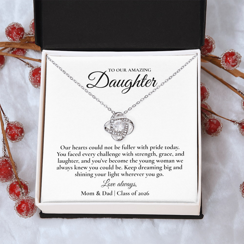 To Our Amazing Daughter | Class of 2026 Necklace