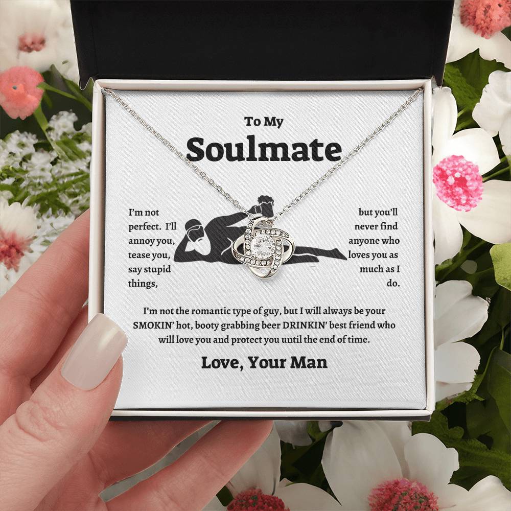 To My Soulmate | Love Knot Necklace