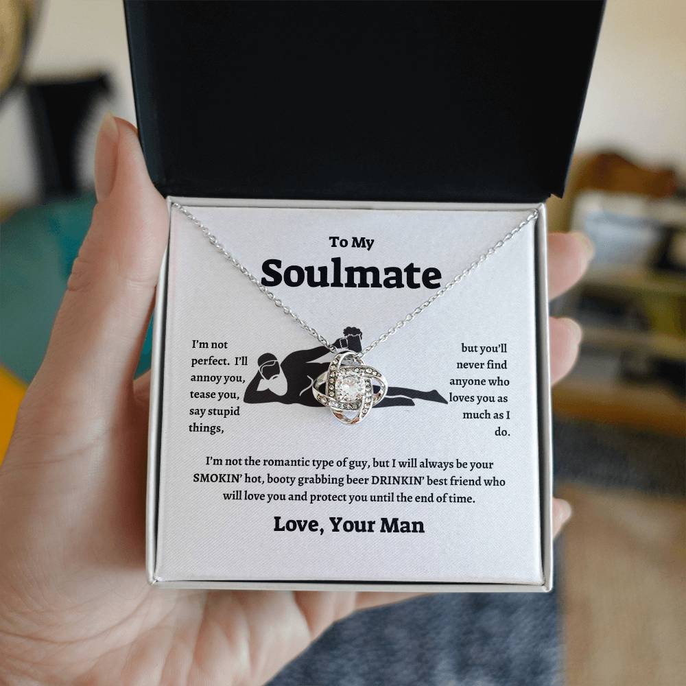 To My Soulmate | Love Knot Necklace