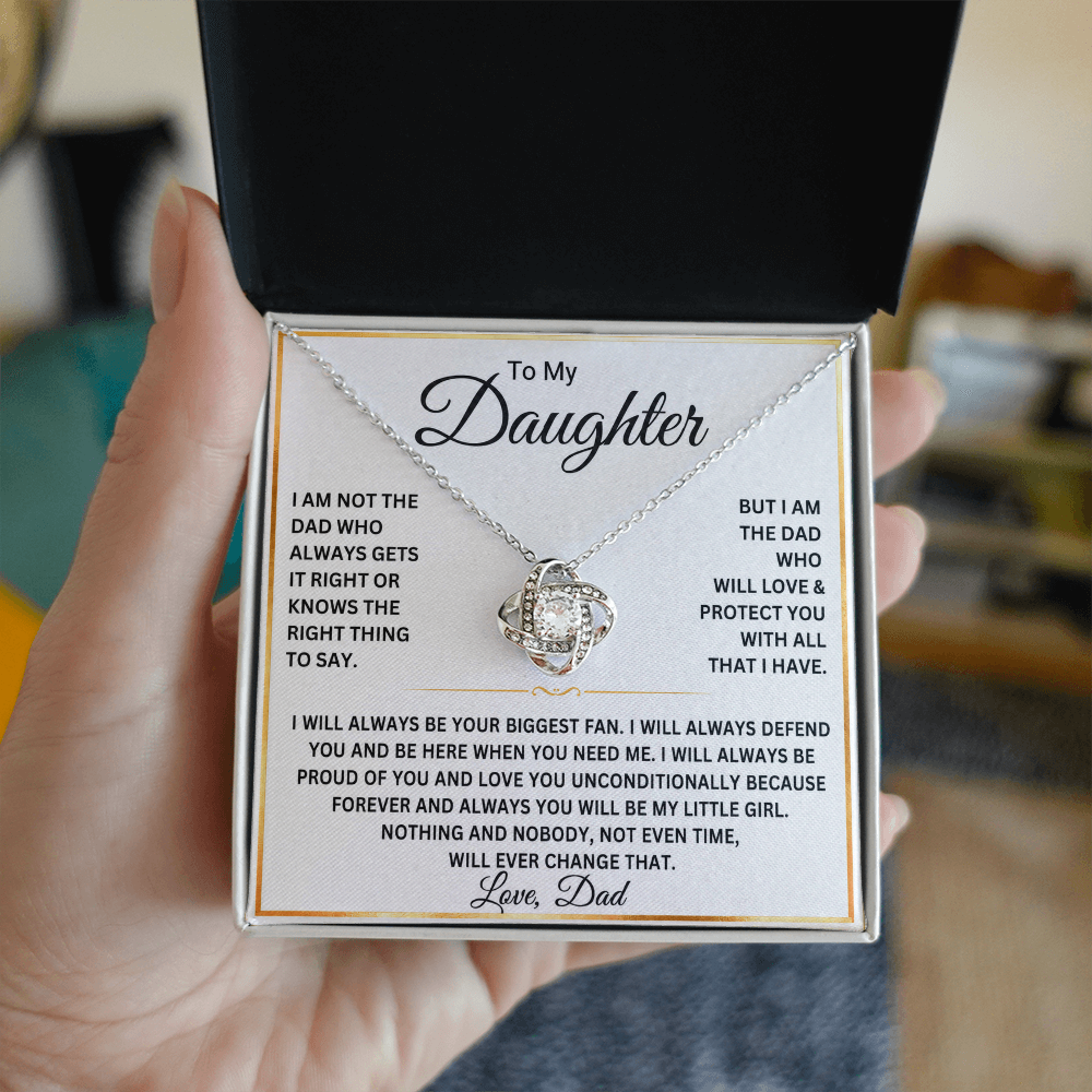 To My Daughter Necklace – Gift From Dad