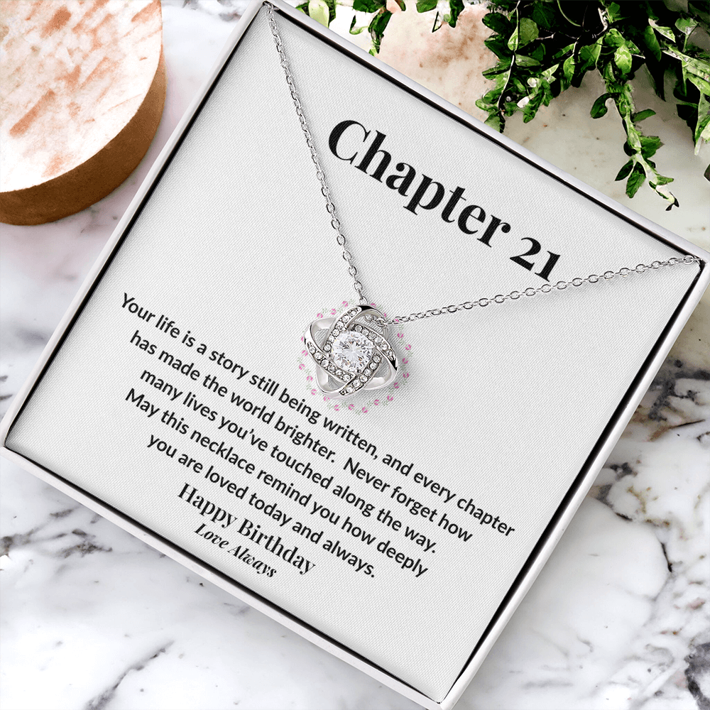 Happy 21st Birthday Necklace – Love Always