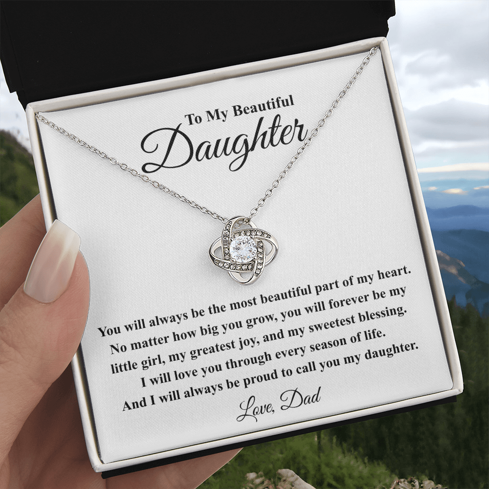 My Sweetest Blessing: Love Knot Necklace