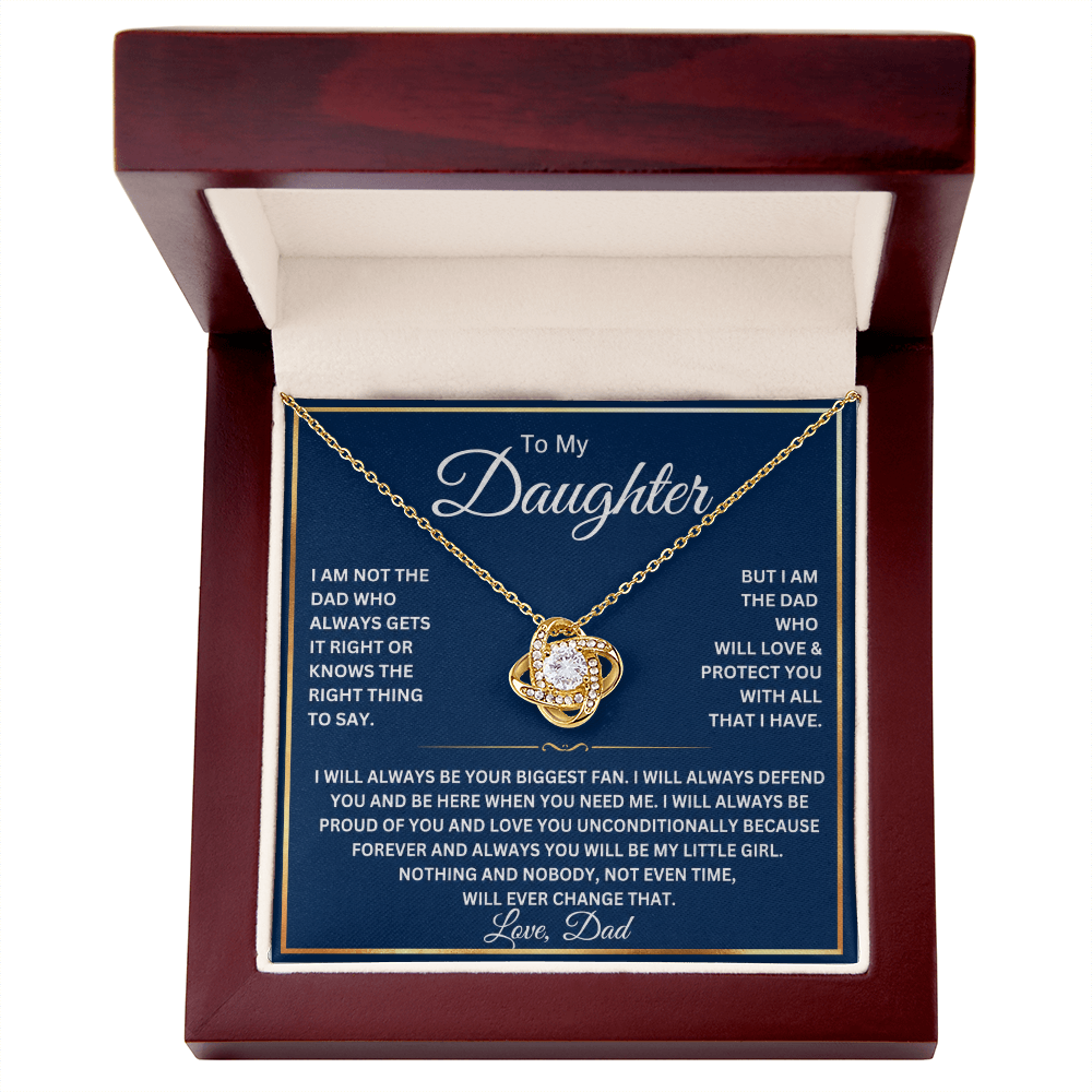 To My Beautiful Daughter Necklace Gift From Dad